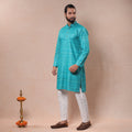 silk long men kurta