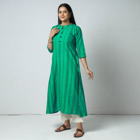 Buy Jacquard Cotton Long Kurta Online l iTokri.com