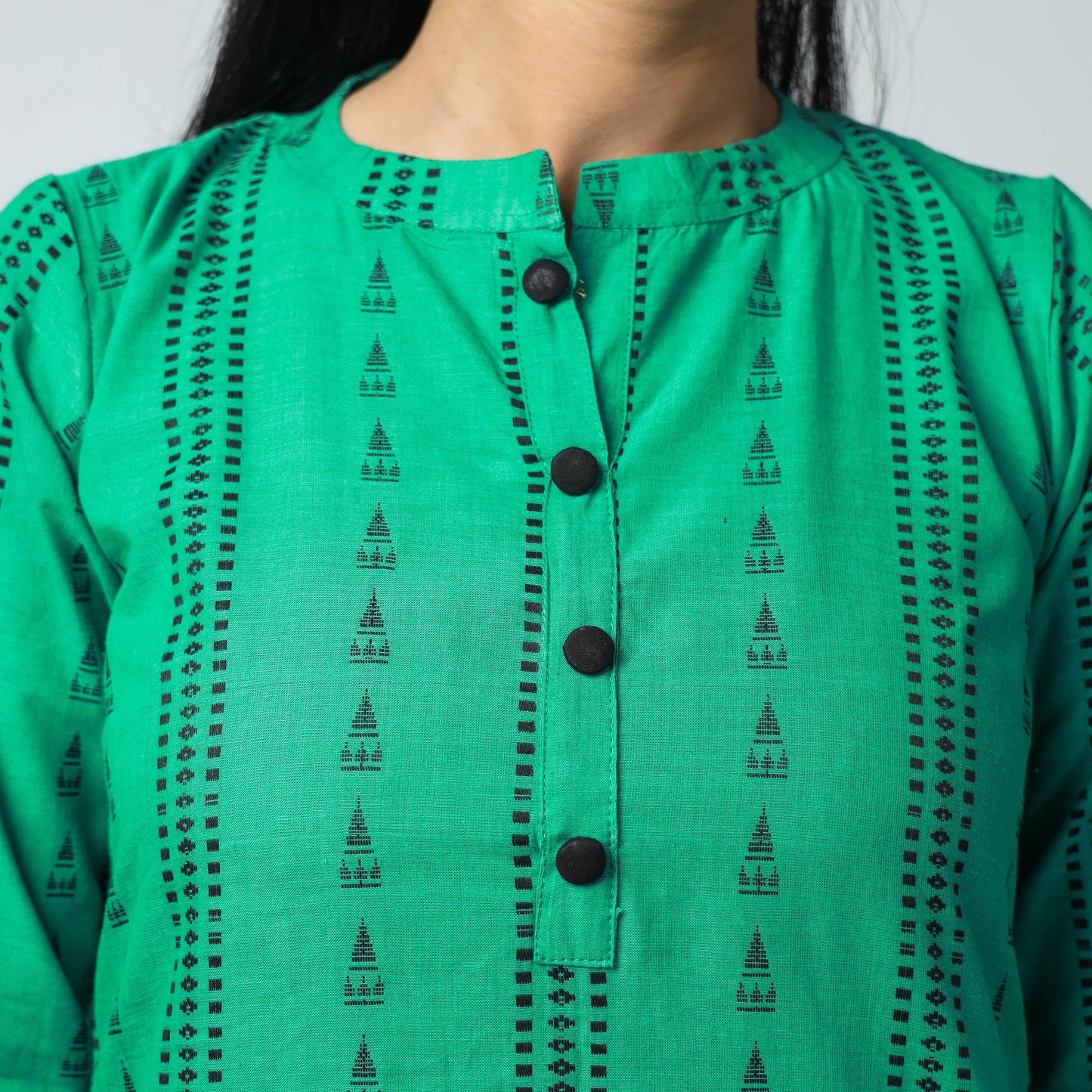 Buy Jacquard Cotton Long Kurta Online l iTokri.com