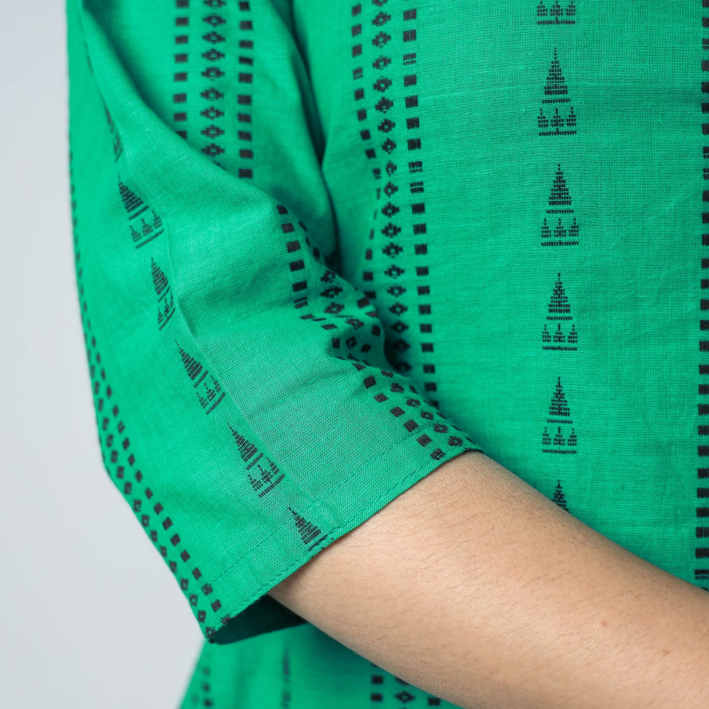 Buy Jacquard Cotton Long Kurta Online l iTokri.com