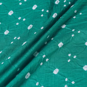 Aqua Green - Kutch Tie & Dye Cotton Bandhani Fabric 07