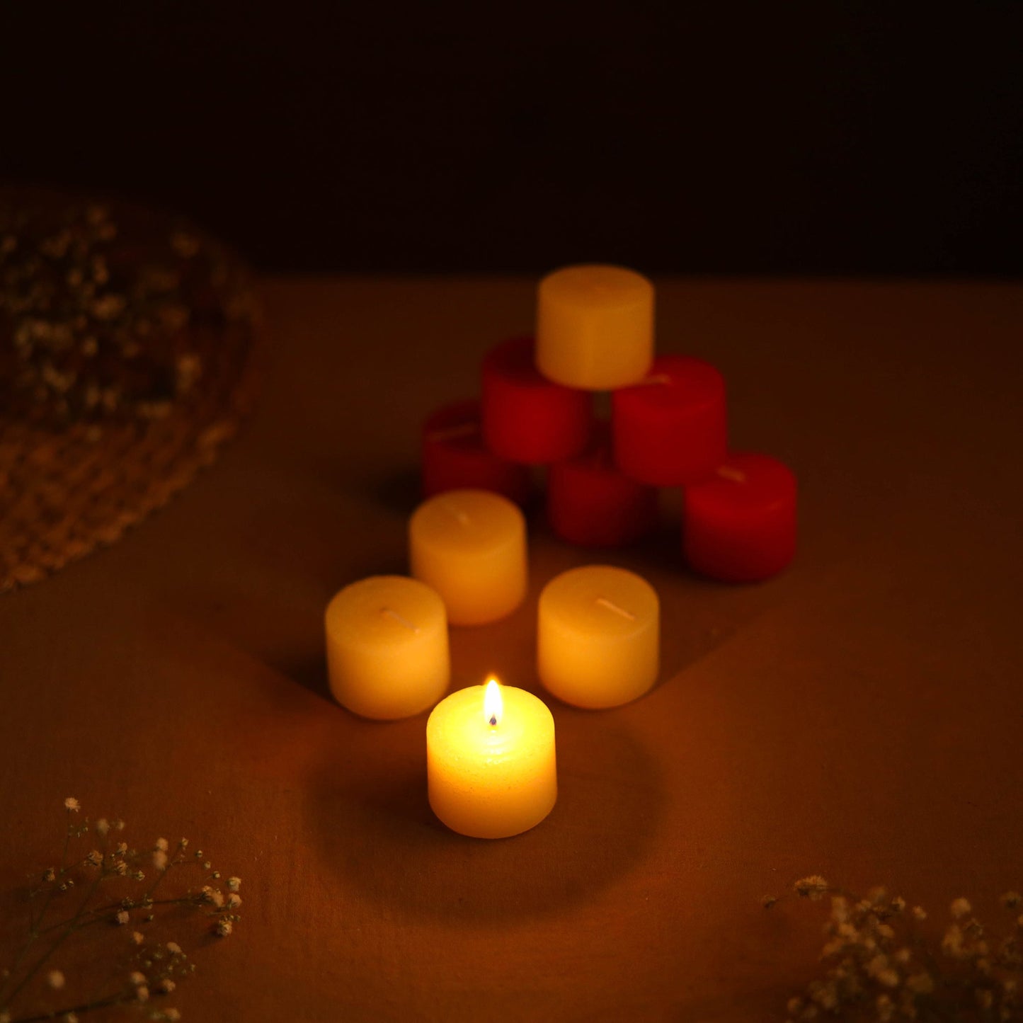  Aromatic Pillar Candles (Set of 10) 