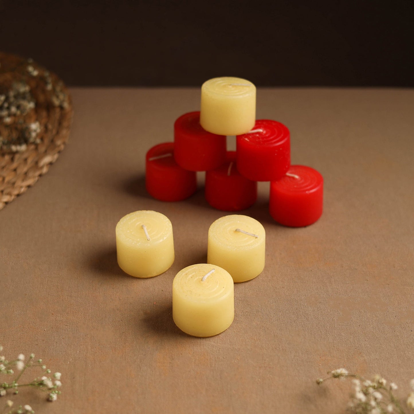  Aromatic Pillar Candles (Set of 10) 