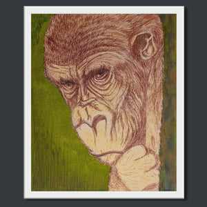  Handpainted Art Work On Canvas by Meenakshi Ratnakar 