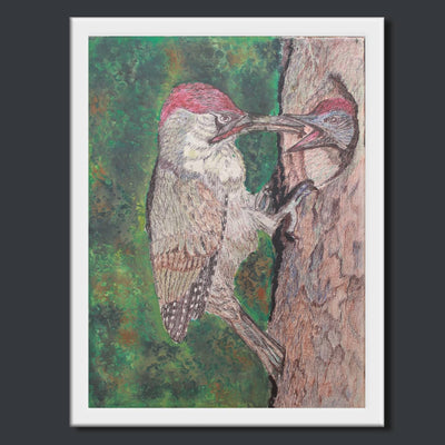  Handpainted Art Work On Canvas by Meenakshi Ratnakar 