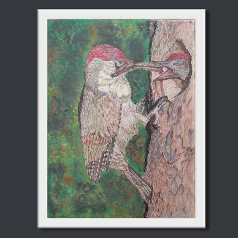  Handpainted Art Work On Canvas by Meenakshi Ratnakar 