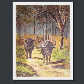  Handpainted Art Work On Canvas by Meenakshi Ratnakar 