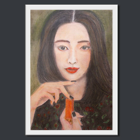  Handpainted Art Work On Canvas by Meenakshi Ratnakar 