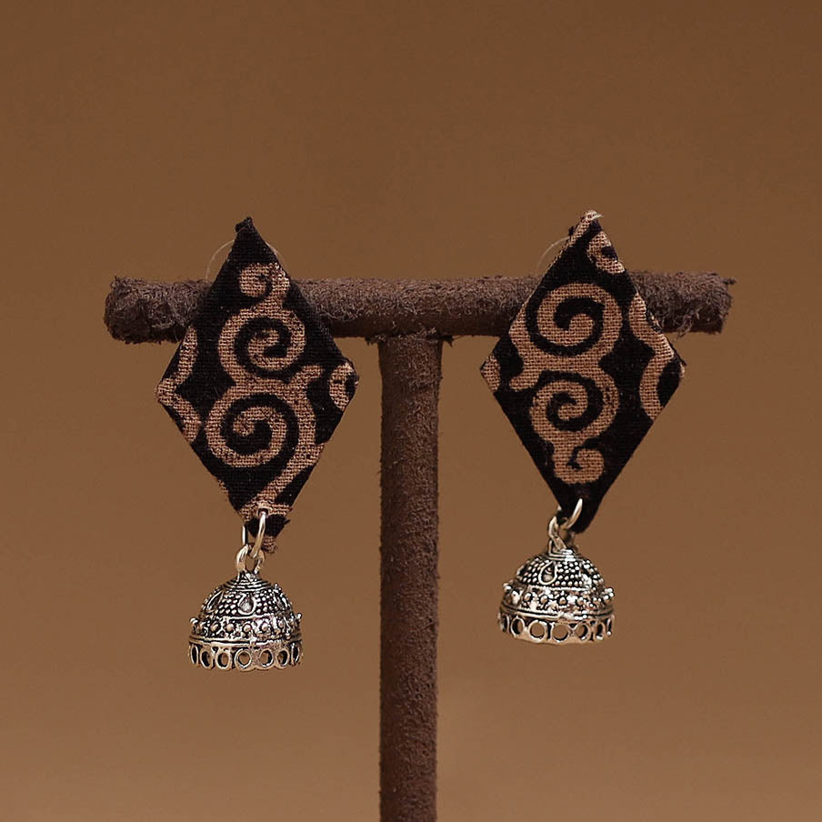 Ashiya gs fabart handmade earrings - handcrafted