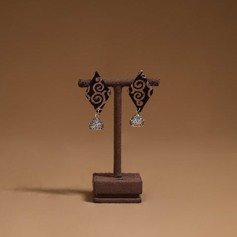 Ashiya gs fabart handmade earrings - handcrafted