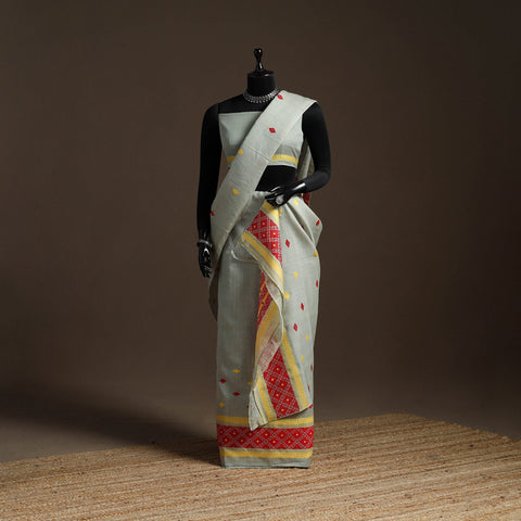 Assam handloom silk cotton mekhela chador with blouse piece