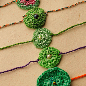  Handmade Upcycled Weave Rakhi by Khamir 98 