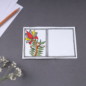 Buy Assorted - Madhubani Handpainted Post Card Online l iTokri.com