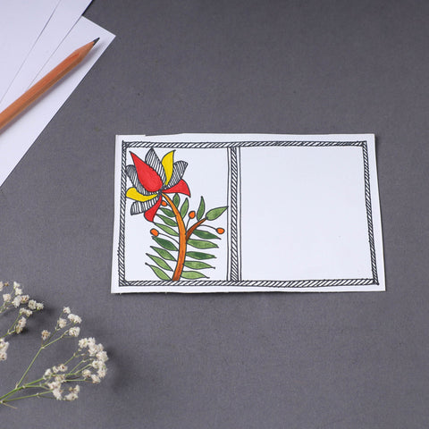 Buy Assorted - Madhubani Handpainted Post Card Online l iTokri.com