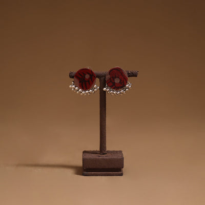Ayat ghungroo work fabart handmade earrings - handcrafted