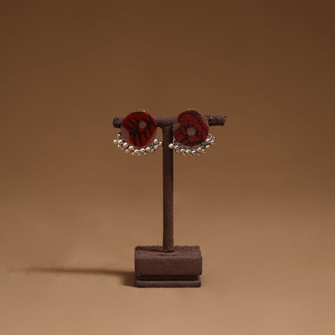 Ayat ghungroo work fabart handmade earrings - handcrafted
