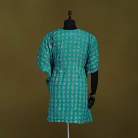 Natural dyed hand akola cotton medium kaftan 81