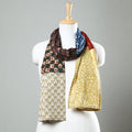 Akola with Pipad Block Printed Patchwork Cotton Stole