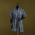 Hand batik cotton medium kaftan 62 - handcrafted