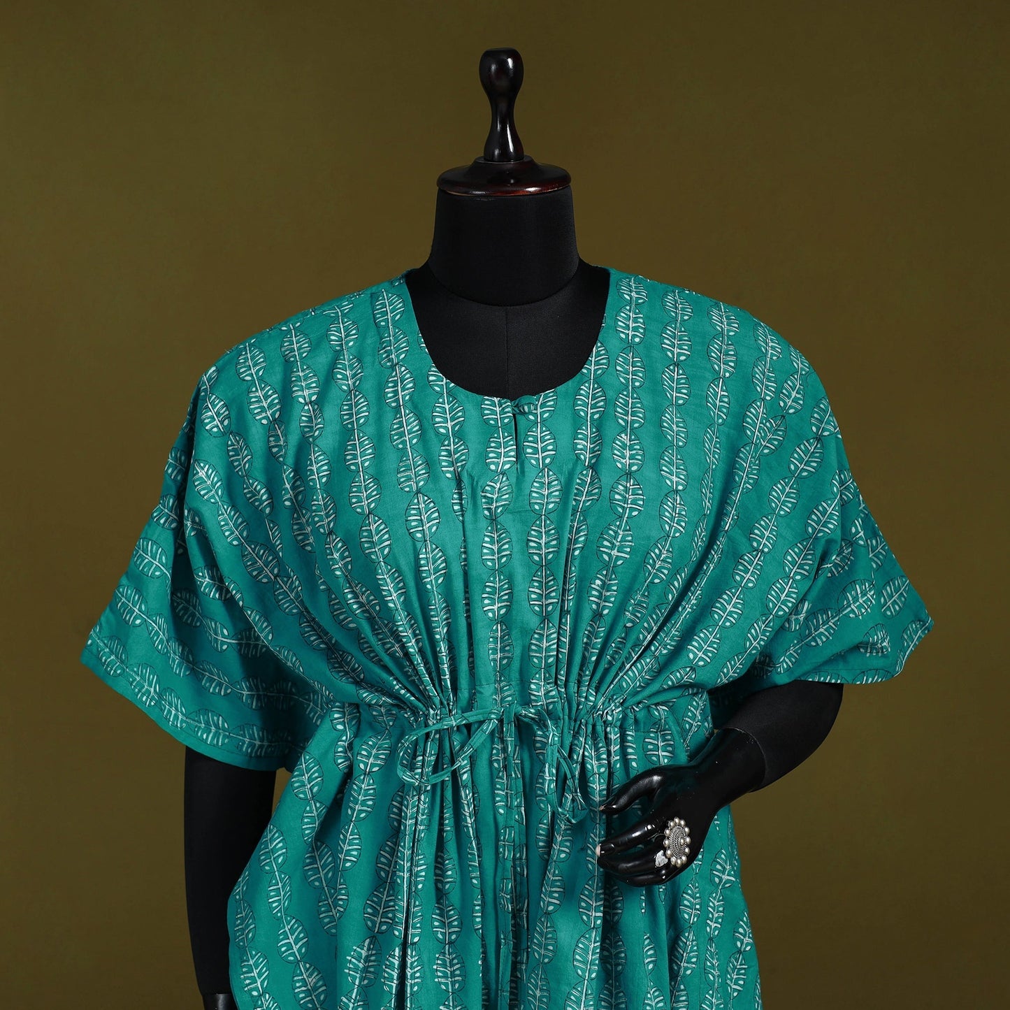 Natural dyed hand akola cotton medium kaftan 81