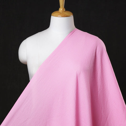 Baby pink - prewashed running stitch plain cotton fabric 24