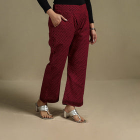Bagh block print cotton elasticated palazzo 23 - s