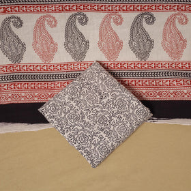 Bagh cotton 3pc unstitched dress material 48 - handcrafted