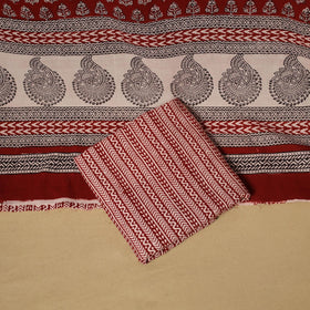 Bagh cotton 3pc unstitched dress material 49 - handcrafted