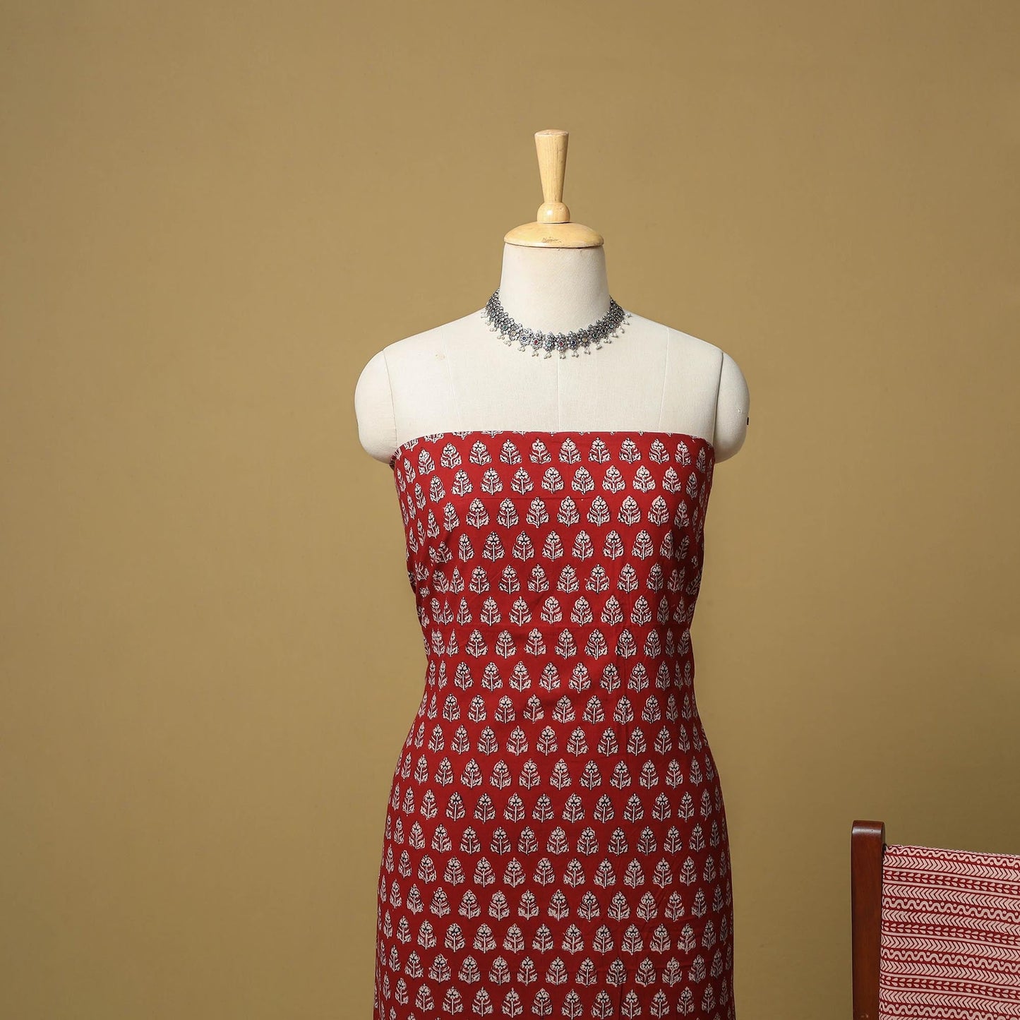 Bagh cotton 3pc unstitched dress material 49 - handcrafted