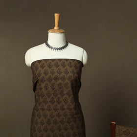 Bagh hand block print natural dyed cotton 3pc unstitched