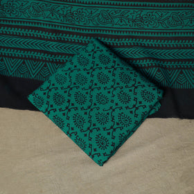 Bagh hand block print natural dyed cotton 3pc unstitched