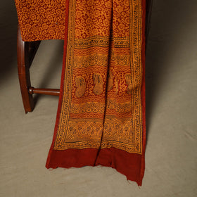 Bagh hand block print natural dyed cotton 3pc unstitched