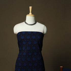 Bagh hand block print natural dyed cotton 3pc unstitched