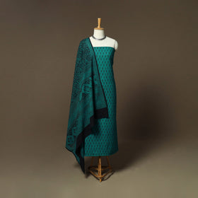 Bagh hand block print natural dyed cotton 3pc unstitched