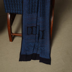 Bagh hand block print natural dyed cotton 3pc unstitched