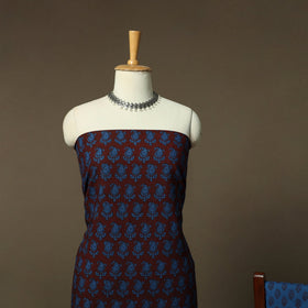 Bagh hand block print natural dyed cotton 3pc unstitched