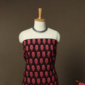 Bagh hand block print natural dyed cotton 3pc unstitched