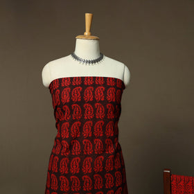 Bagh hand block print natural dyed cotton 3pc unstitched