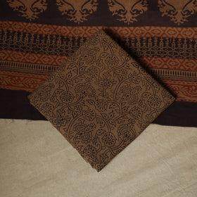 Bagh hand block print natural dyed cotton 3pc unstitched
