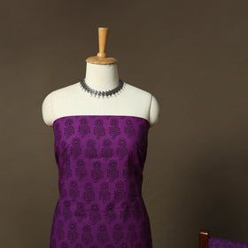 Bagh hand block print natural dyed cotton 3pc unstitched