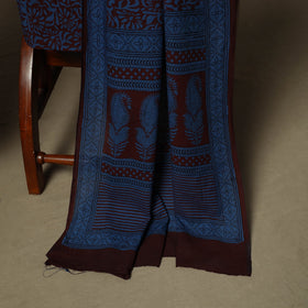 Bagh hand block print natural dyed cotton 3pc unstitched