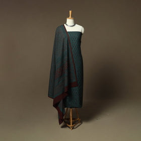 Bagh hand block print natural dyed cotton 3pc unstitched
