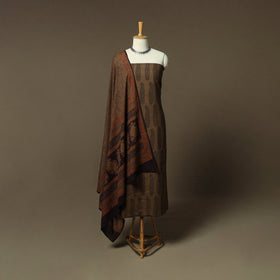 Bagh hand block print natural dyed cotton 3pc unstitched