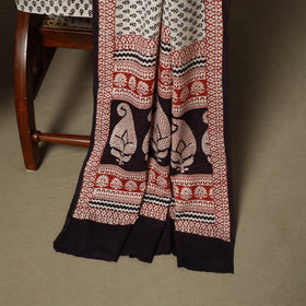 Bagh hand block print natural dyed cotton 3pc unstitched