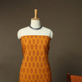 Bagh hand block print natural dyed cotton 3pc unstitched