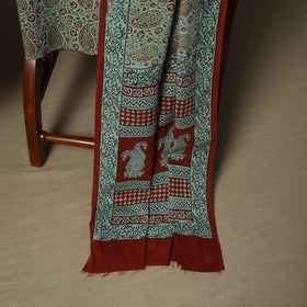 Bagh hand block print natural dyed cotton 3pc unstitched