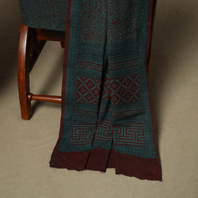 Bagh hand block print natural dyed cotton 3pc unstitched