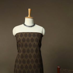 Bagh hand block print natural dyed cotton 3pc unstitched