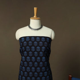 Bagh hand block print natural dyed cotton 3pc unstitched
