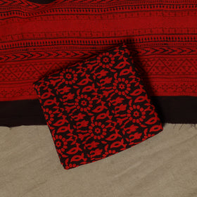 Bagh hand block print natural dyed cotton 3pc unstitched